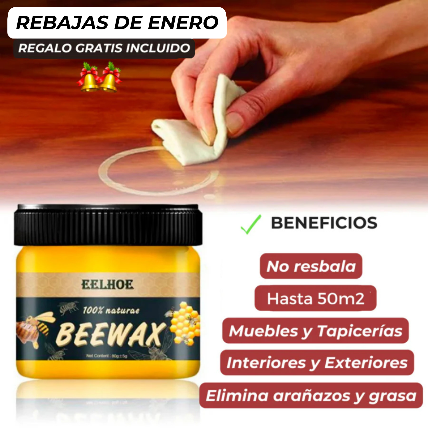 Cera reparadora para Muebles y Tapicerías l Beewax™